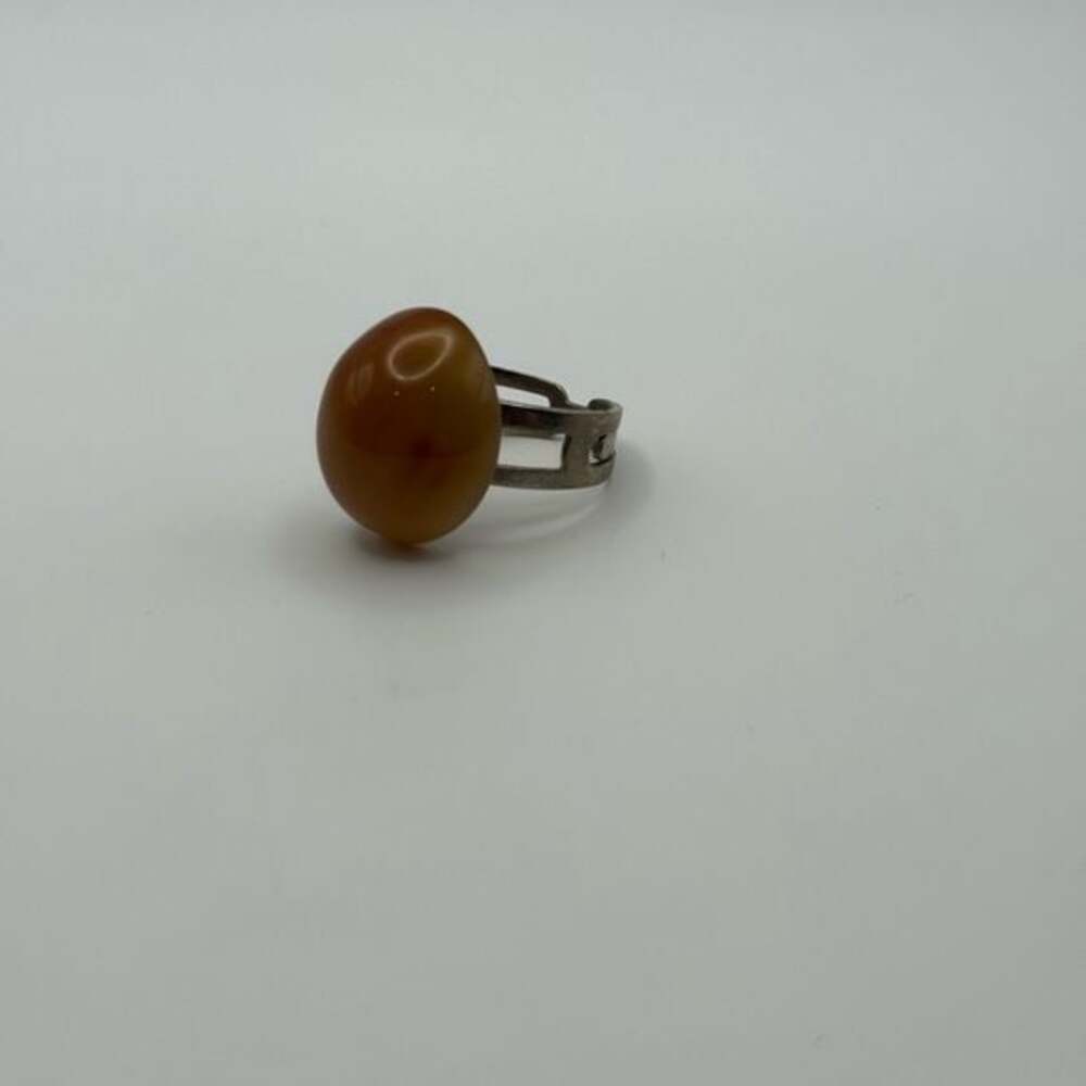Vintage Amber Stone Ring